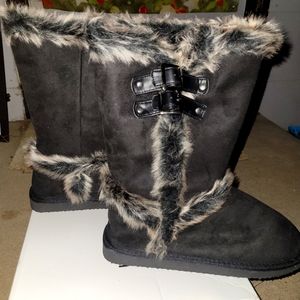 New Womens Fur Lined Boots